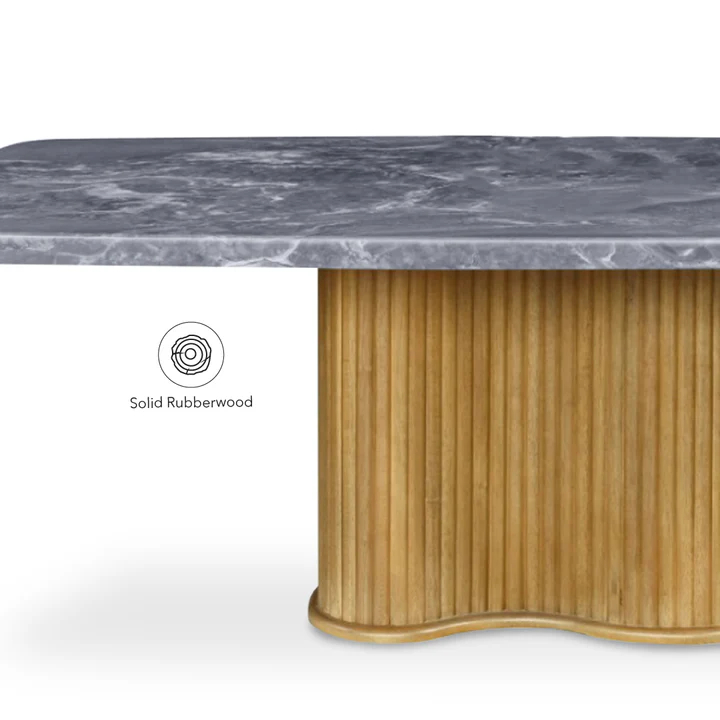 KILLIAN Marble Dining Set Side View